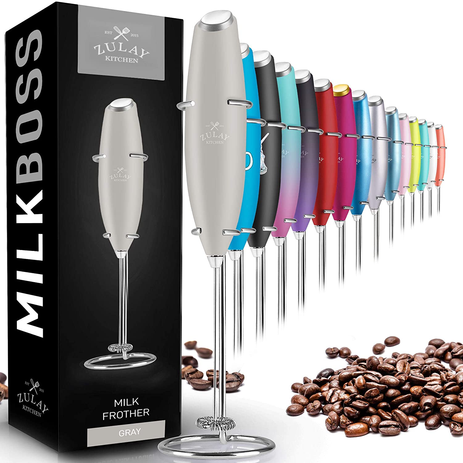 Review of the Week: Zulay Milk Boss Handheld Frother  Happy Friday, Zulay  family! Today, we're sharing a happy customer's experience with our Milk  Frother. She talks about her favorite coffee recipe
