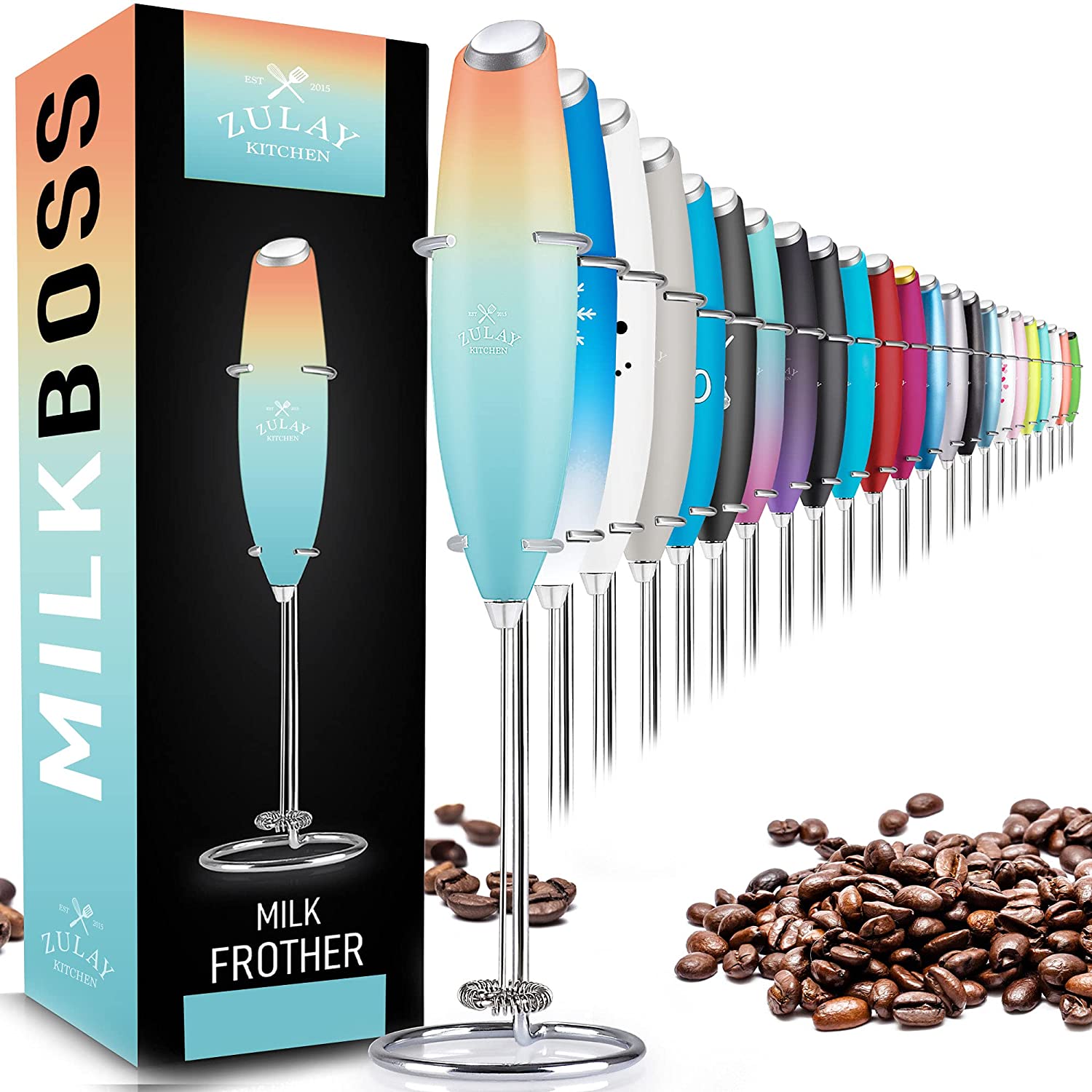 Milk Boss Milk Frother With Stand - Zulay KitchenZulay Kitchen
