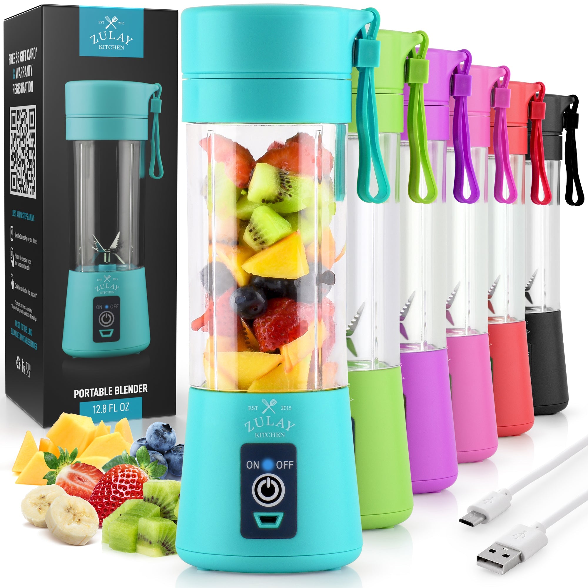 Portable Blender - USB Rechargeable - Zulay KitchenPortable BlenderZulay Kitchen