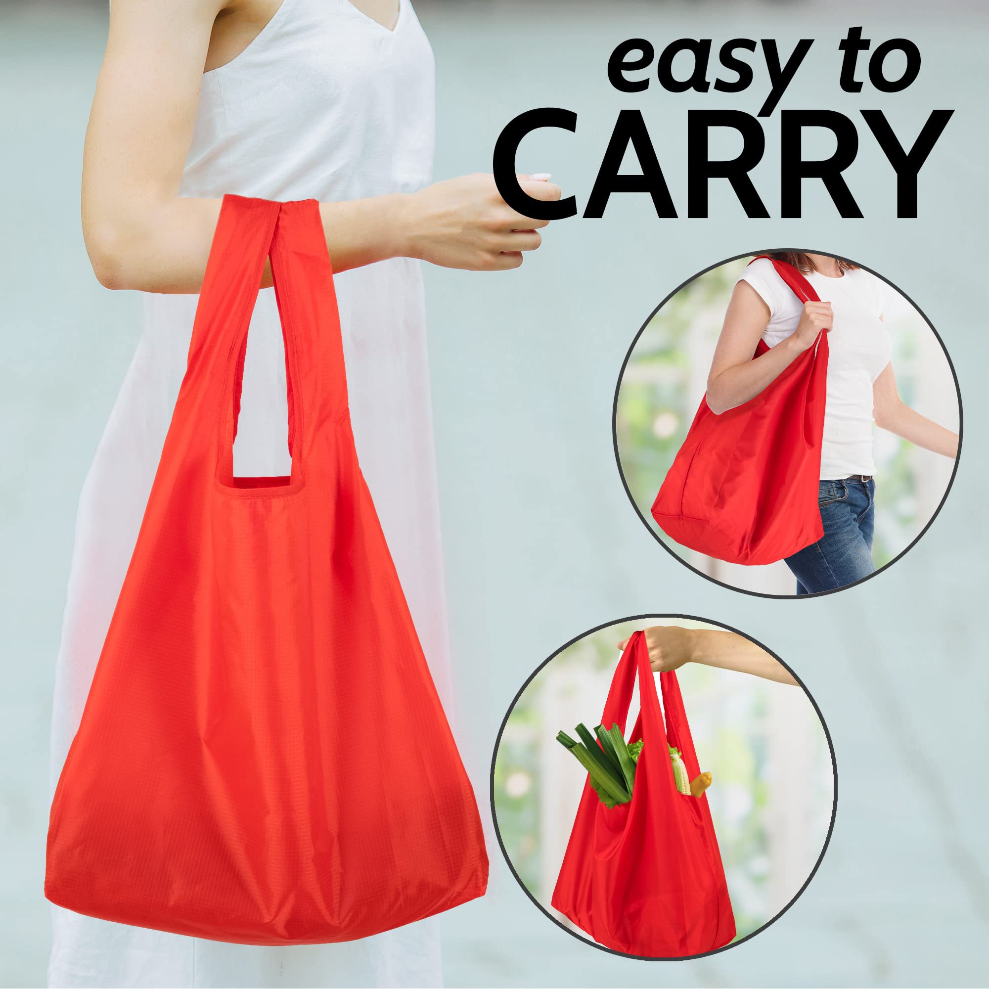 Reusable Grocery Bags - 5 Pack from Zulay Kitchen