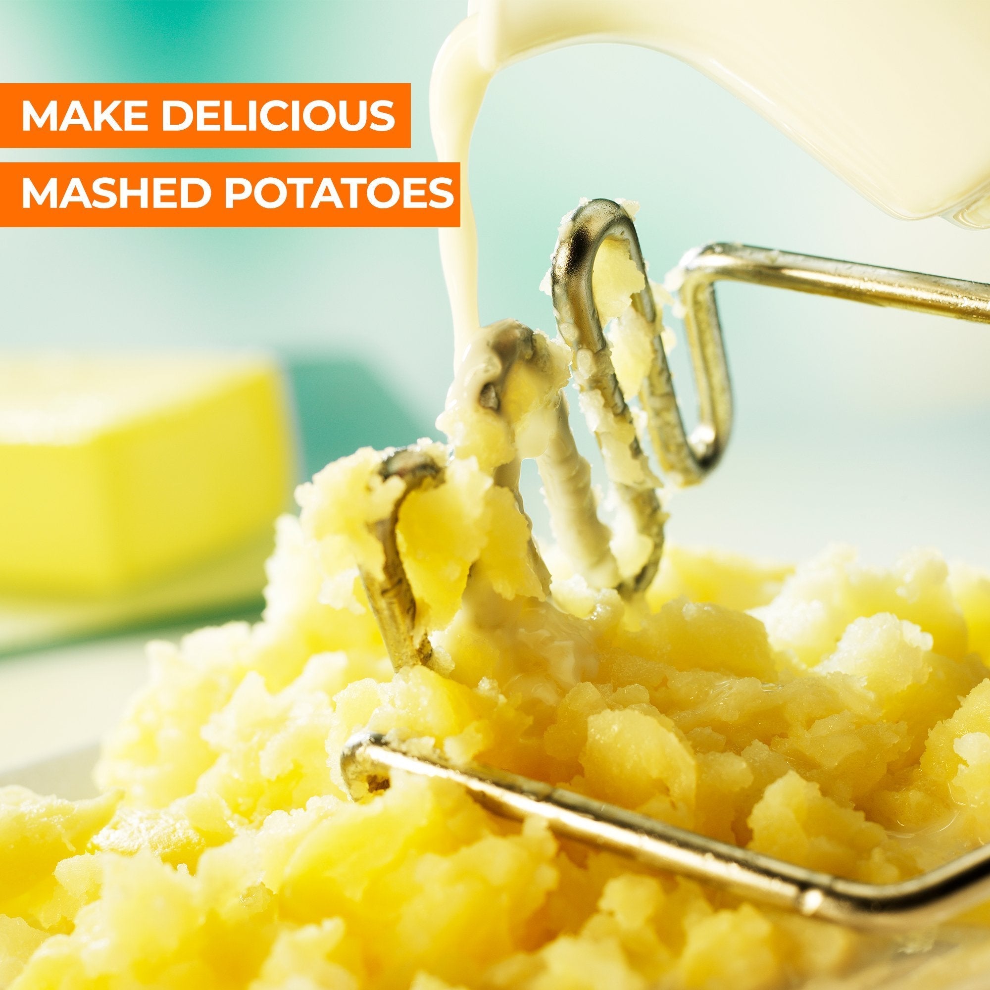 Potato Masher Stainless Steel, Mashed Potatoes Masher, Best Masher Kitchen  Tool For Bean, Avocado(
