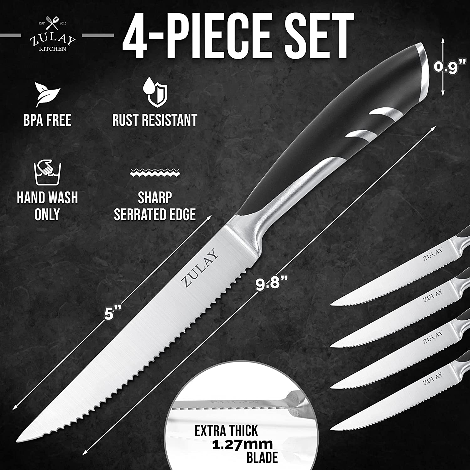 Complete Kitchen & Steak Knife Set